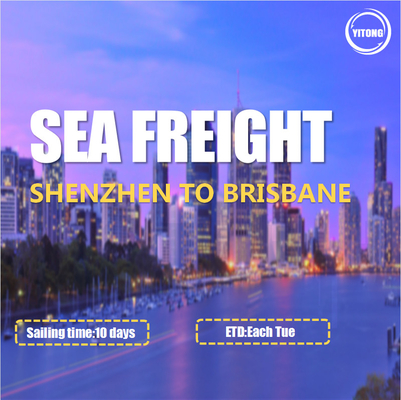 DDPInternational Sea Freight From Shenzhen To Brisbane Australia