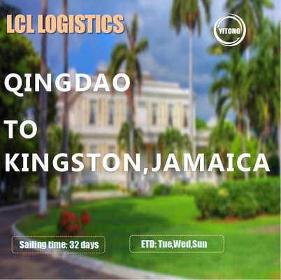 Qingdao To Kingston Jamaica LCL International Shipping And Logistics 32 Days