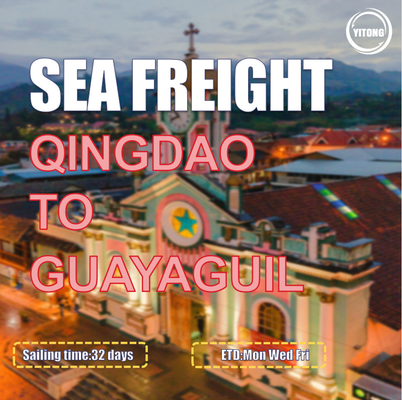 Qingdao To Ecuador South America International Sea Freight Shipping 32 Days