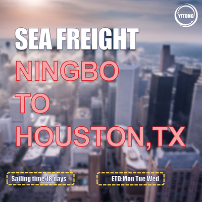 HMM COSCO Liner Ocean Sea Freight Logistics From Ningbo To Houston Texas America