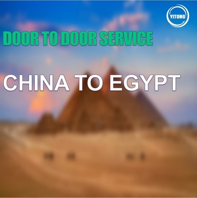 19 Days International Door To Door Freight Shipping From China To Egypt
