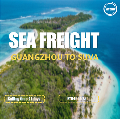 Each Sat International Sea Freight Forwarder Guangzhou To Suva Fiji