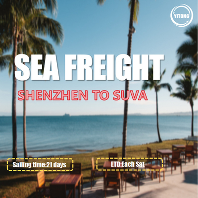 NVOCC International Sea Freight forwarding services From Shenzhen to Suva