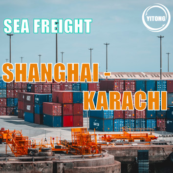 17 days Global Sea Freight Service From Shanghai to Karachi Pakistan