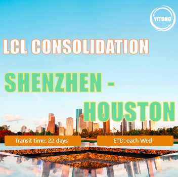 20-25 Days LCL International Shipping From Shenzhen To Houston Competitive Rate