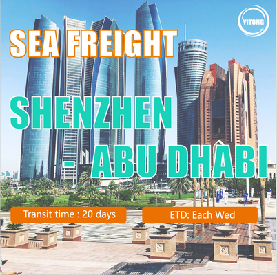 Sea Freight From Shenzhen To Abu Dhabi