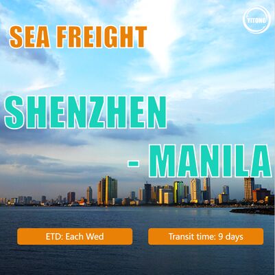 Ocean Freight Service From Shenzhen Shantou China To Manila Philippines Sea Freight